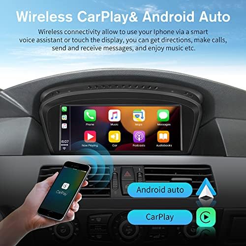 Awesafe Android 11 רדיו CAR עבור BMW 3/5 סדרה E60 E61 E63 E64 E90 E91 E92 CCC, 4+64GB סטריאו מולטימדיה נגן GPS