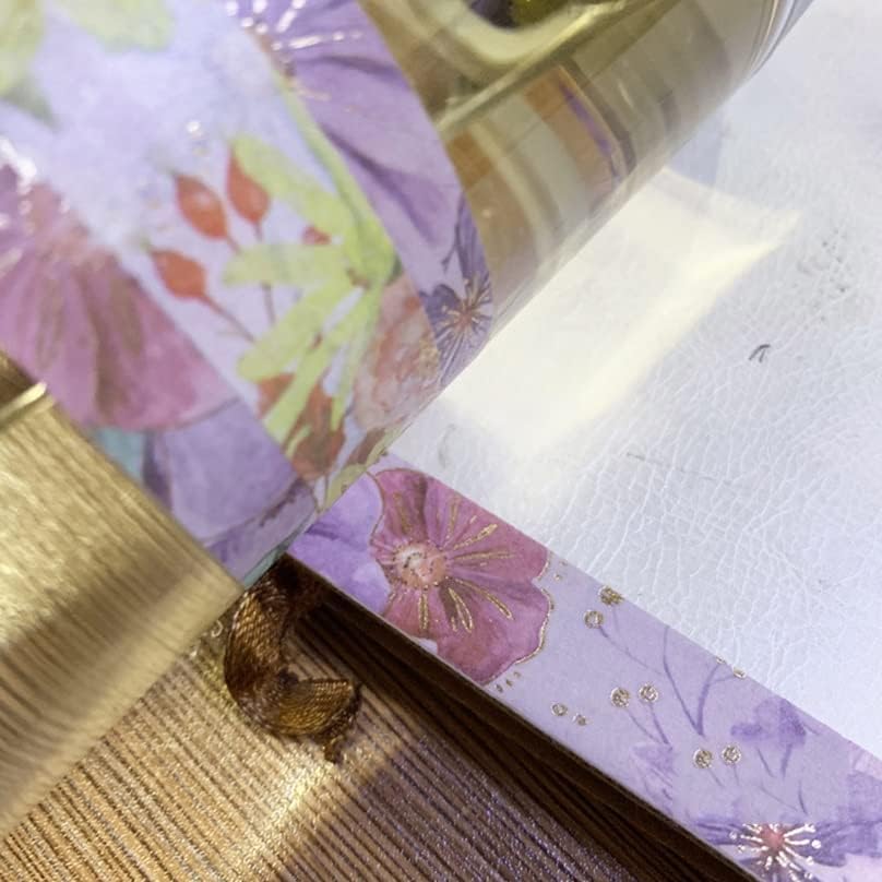 N/a Washi סרט פרח נייר מכתבים קלטת מיסוך וינטג 'סרטי דקורטיבי