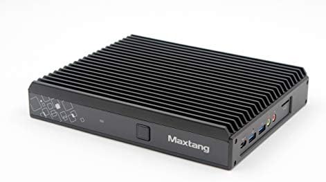 Maxtang Ryzen 5 2500U, מחשב מיני משחקי מחשב, Fanless, 16G DDR4 256G M. 2 SSD, גרפיקה HD 4K Dual Output