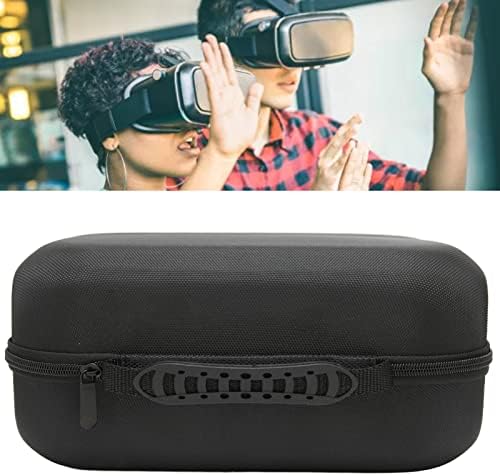 Ashata Eva נשיאה קשה לאוזניות Quest 2 VR, אוזניות ניידות לטיולים ניידים VR אוזניות משחק, עם עיצוב רוכסן כפול,