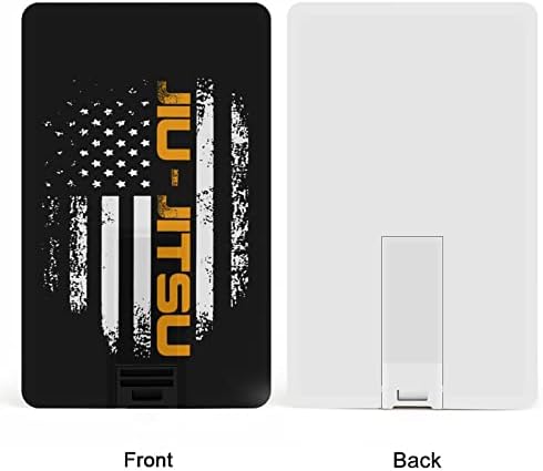 JIU JITSU ארהב דגל כונן הבזק USB כונן כרטיס אשראי בהתאמה אישית של כונן זיכרון מקל מקש USB מתנות