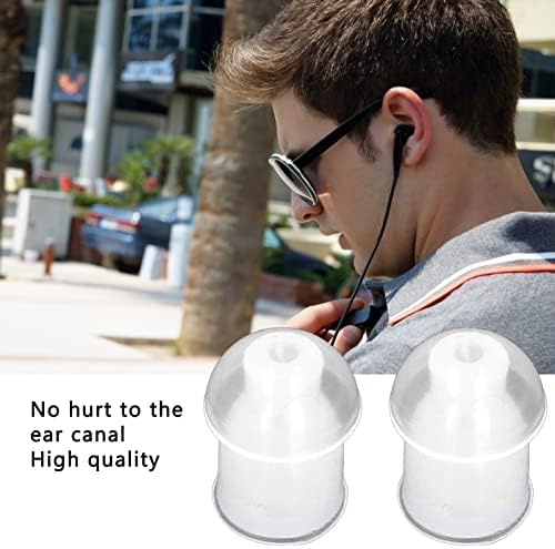 החלפת אטמי אוזניים, לא כאב תעלת האוזן 10 יחידות אוויר צינור אוזניות אטמי אוזניים עבור מכשיר קשר אוזניות