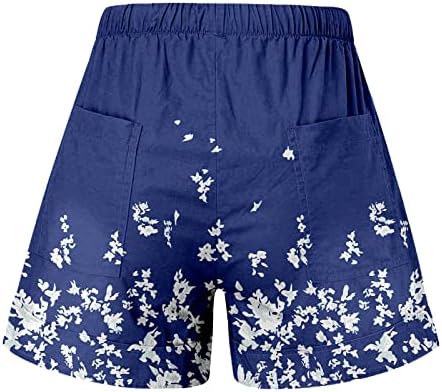 מכנסיים קצרים מזדמנים לנשים בקיץ נוח טרקלין טהור מכנסיים קצרים חוף רופפים מתאימים מכנסיים קצרים