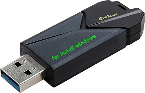 64GB - Windows 11/10/8.1/7, מנהל התקן USB 3.2 להתקנה מחדש של Windows, איפוס סיסמא, תומך ב- UEFI ומורשת,