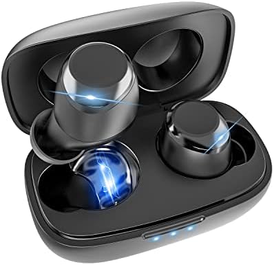 Tecno True Wireless Bluetooth אוזניות עם מיקרופון, CVC 8.0 אוזניות ביטול רעש סביבתי ובס עמוק, אוזניות חביון
