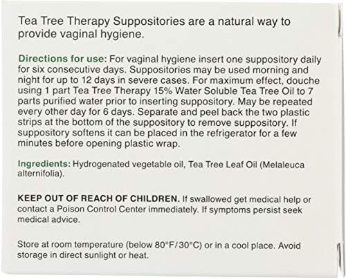 טיפול בעץ התה Suppository 2GM 6 PC