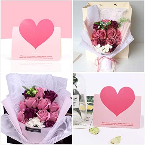מתנה רומנטית ריחני ורדים פרח זר אמבט סבון פרח סבון אריזת מתנה עבור יום נישואים יום הולדת חתונה