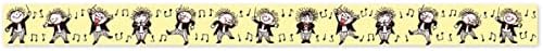 קלטת מיסוך פרונטיה עיצוב Kawaii מקסים חמוד 0.6 x7.6 '15 ממ