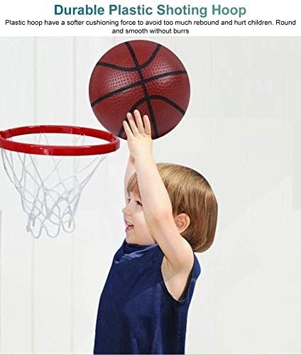 משחק ארקייד כדורסל נייד של קולאקו לילדים, מעמד משחק חישוק סל יחיד מקורה עם 3 כדורים ומשאבת אוויר, קל להרכבה