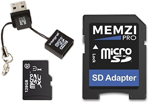 כרטיס זיכרון מיקרו 128 ג ' יגה-בייט 10 80 מגה-בייט / שניות עם מתאם זיכרון מיקרו קורא עבור סמסונג גלקסי סדרת