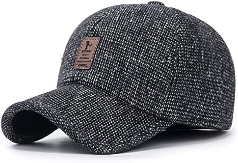 חורף לגברים חיצוני כובע, מתכוונן חם ספורט גולף בייסבול כובע כובעי אבא כובעי כיסויי אוזניים