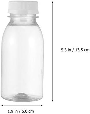 קבילוק זכוכית בקבוקי מים 10 יחידות ברור אחסון בקבוקי פלסטיק משקאות בקבוקי משקאות מכולות חלב פחיות