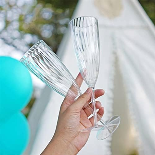 N/A שמפניה בר זכוכית מסיבת חתונה PVC כוסות כוסות יין כוס כוס גביע קוקטייל נוצץ 210 מל