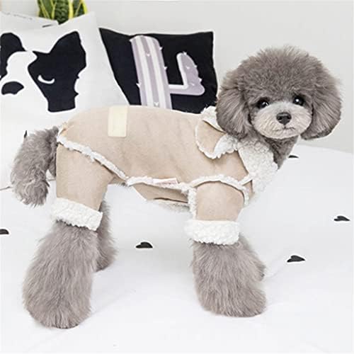 לרכוש בגדי חיות מחמד בגדים חורפים בגדי כלב תלבושת גור כלב קטן מעיל סרבל מעיל רופה פארו פרו פודל פומרניאנית