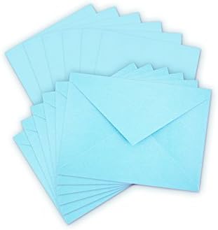 לנצח בזמן CM600C A6 כרטיסים ומעטפות, 6 סטים, 4.5in x 6in, כחול