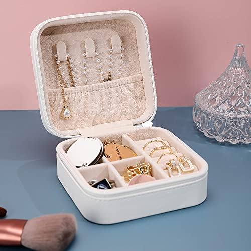 וינטג 'פורטוגוס קופסת תכשיטים קטנה מארגן צמיד טיול ניידים טבעות ניידות קופסאות מחזיקי אחסון, מתנה לנשים