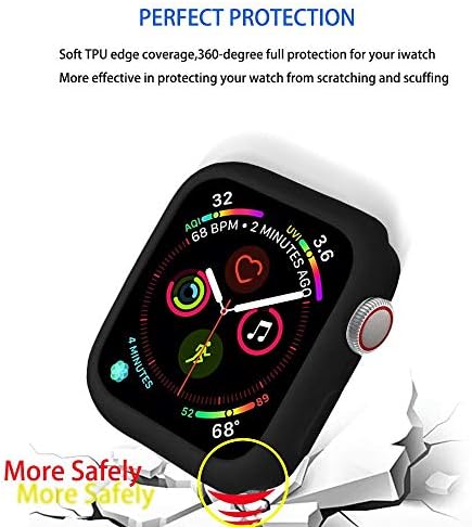 Botomall עבור Apple Watch Case 40mm Series 6/5/4/SE Premium Premium TPU גמיש דק משקל קל מגן מגן