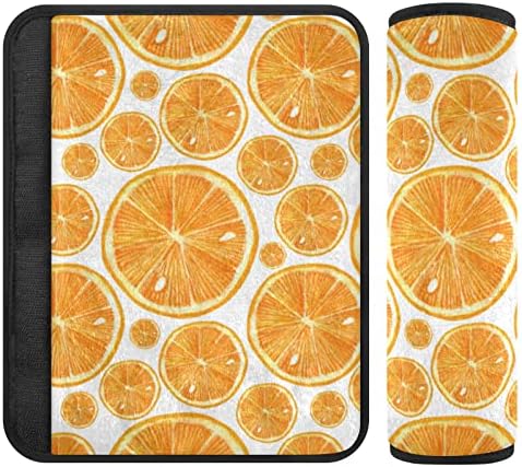 תפוזים מכסה חגורת בטיחות פירות כיסוי חגורת בטיחות מכונית כיסויי חגורת בטיחות רכים סופר למבוגרים לילדים