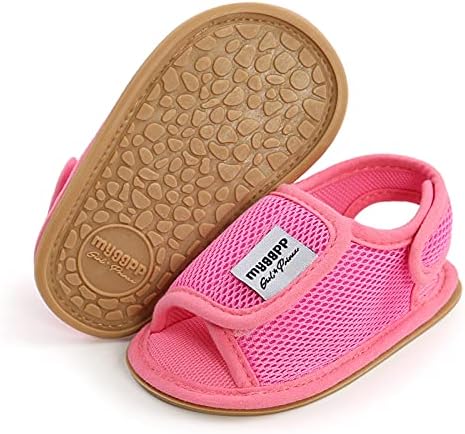 פעוטות תינוקות בנות בנים סנדלים נעלי רשת רכות נגד החלקה על נעלי הליכה ראשונות אנטי-החלקה.
