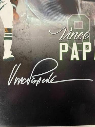 וינס פאפלה חתום על חתימה עם חתימה פילדלפיה נשרים 16x20 צילום JSA WIT024004 - תמונות NFL עם חתימה