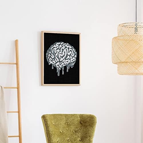 פופ ארט מוח דקורטיבי ערכות ציור יהלומים מצחיק 5D DIY DIY מקדחה מלאה ציורים ציורים עיצוב הבית 16 x20