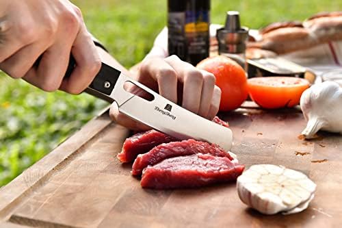 Zhengsheng סכין שף מתקפל 4.8 חדה 440A נירוסטה להב G10 ידית כיס סכין מטבח בסגנון יפני מתקפל לבישול
