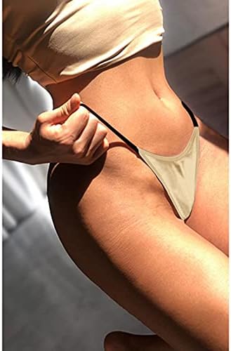 חוטיני מיתרי G סקסיות נשים שובבות למין רצועות מתיחה נמוכות T-Back-Back-Back תקצירים רכים נוחים חוטיני חלקים חלקים