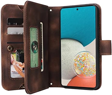 מארז הארנק של נרתיק מגן תואם ל- Samsung Galaxy A33 5G, מארז טלפון דקי