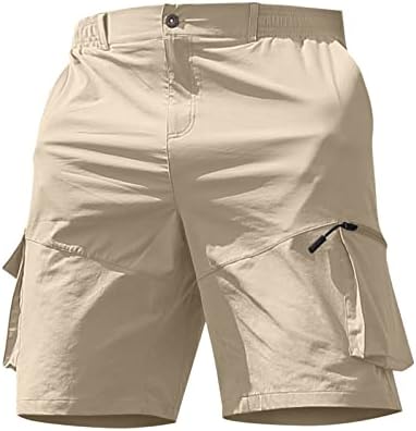 מכנסי מטען של Wenkomg1 לגברים, ריבוי כוסות רב -פונקציות קרב מכנסיים קצרים מבצעים מזדמנים מכנסיים