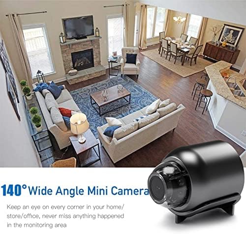 מצלמת מעקב 4K WiFi Mini 1080p מצלמת מעקב IR ראיית לילה צג זווית רחבה זווית גילוי מצלמת IP מקליט וידאו אבטחה מקורה