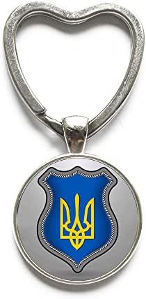 תכשיטי דגל אוקראינה, תכשיטים של קסם אוקראינה, קסם טריזוב אוקראיני, טבעת המפתח האוקראינית, טרידנט טריידוב טבעת