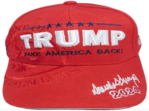 עט ערכת קניון-דונלד טראמפ כובע 2024 לקחת אמריקה חזרה כובע מגע ארהב רקום טראמפ 2024 כובע מתכוונן בייסבול כובע