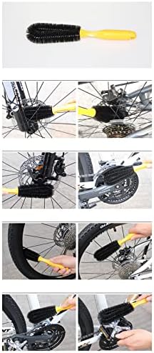 כלי ניקוי צמיגי צמיגי אופניים Frayuer עם כפפות מברשת כלי שרשרת אופניים לאופני כביש הרים אופנוע אופניים