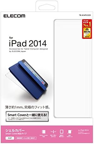 Elecom iPad Air 2 לכיסוי קליפה נקה TB-A14PV2CR