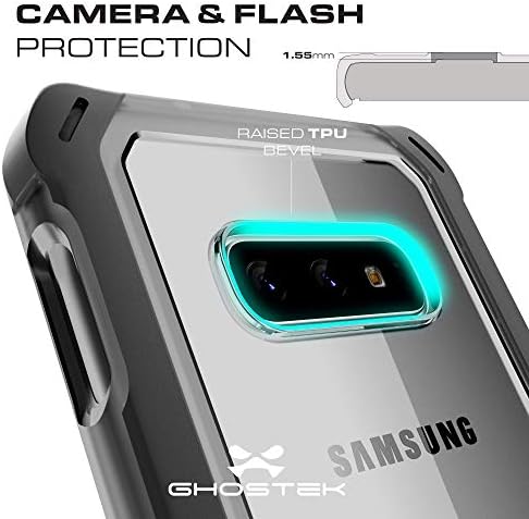 Ghostek Cloak Clear Grip Galaxy S10e Case עם סופר דק -סלים הזעזוע סופג פגוש כבד הגנה על חובה וכריכה תואמת טעינה