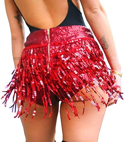יולמארט פאייטים של נשים ציצים חצאיות מכנסיים קצרים פסטיבל ריקוד שלל תחתונים