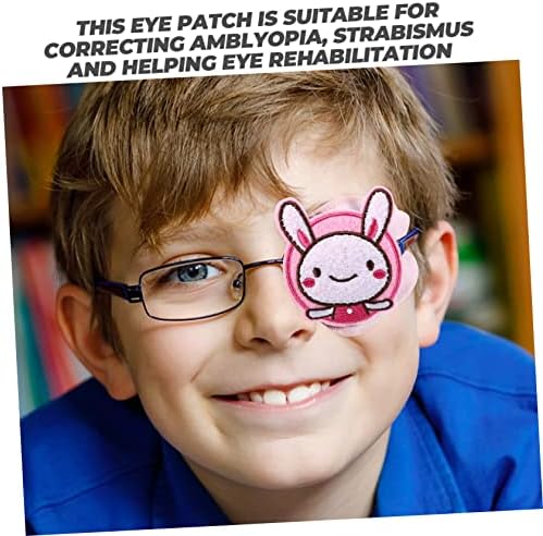 Cabilock 3PCS פזילה לילדים מסכת עיניים עיניים עיניים לעיניים עצלניות מכוסות עיניים למבוגרים משקפיים