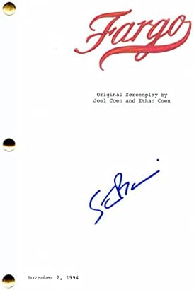 סטיב בוסמי חתם על חתימה פרגו תסריט סרט מלא - כלבי מאגר, ביג אבא, הביג לבובסקי, מעבר מילר, ארמגדון, מפלצות בעמ,