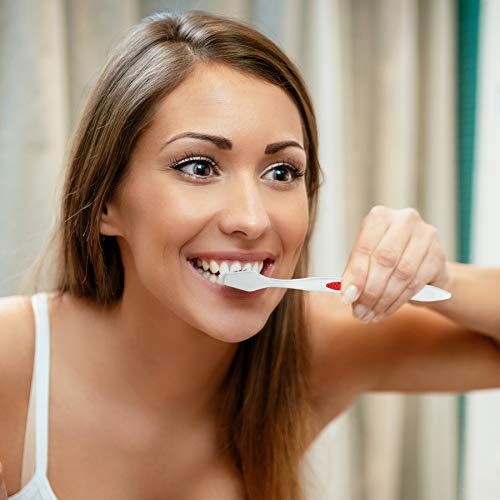 חיסכון מגוון 50 מברשות שיניים בתפזורת כמות סיטונאית בגודל סטנדרטי, מוצרי טיפוח לטיפול שיניים, זיפים רכים בינוניים,