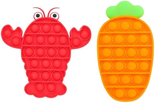 2 חתיכות בסיליקון דחיפה פופ בועות בועות צעצוע חושי פופ מצחיק קושק צעצוע של אוטיזם צרכים מיוחדים צעצוע מתח
