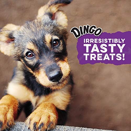 מקלות טוויסט של דינגו 50 ספירה, עור גולמי לכלבים, מיוצרים עם עוף אמיתי, מקלות ספירה וטוויסטים של לעיסה בגולגיה,