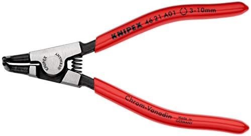 Knipex 46 21 A01 SB Circlip Pliers עבור Circlips חיצוניים 3-10 ממ 90 ° זווית באריזת שלפוחית
