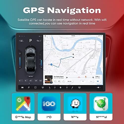 Wostoke 13.1 אנדרואיד רדיו Carplay & Android Auto Autoradio ניווט סטריאו סטריאו נגן מולטימדיה GPS מסך מגע