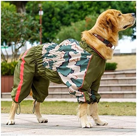 בגדי גשם של כלב מעילי גשם מחמד מחמד כלב גדול סרבל סרבל גשם בגדים נושמים למים לבינוני ילדה גדולה