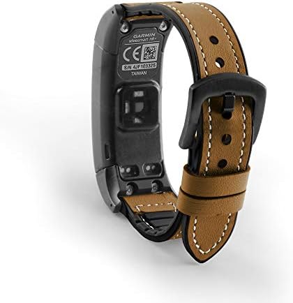 C2D Joy עור ורצועה מעורבת סיליקון תואמת את Garmin Vivosmart HR/HR+ Plus פס החלפת גשש פעילות