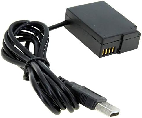 החלפת סוללות USB עד דמה לסוללה של Panasonic DMC-GH2 כבל מתאם 40