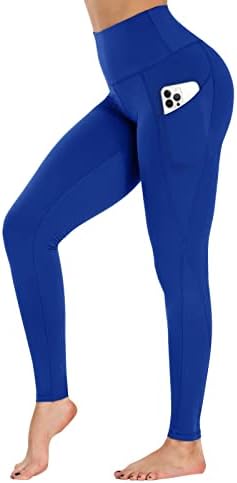 חותלות של GayHay עם כיסים לנשים רגילות וגודל פלוס - מכנסי יוגה קאפרי מותניים גבוהים דחיסת בקרת בטן לאימון