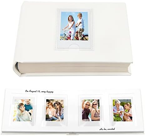 אלבום תמונות עם כתיבה שטח עבור פוג 'יפילם אינסטקס מיני מצלמה, פולארויד מצלמה, 64 כיסים אינסטקס
