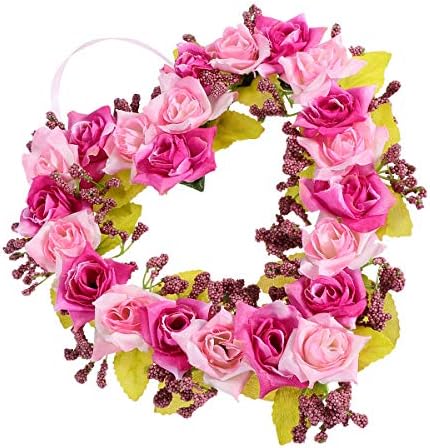 קישוטים של ויקסקי גרנד מלא מלאכותי זר זר בצורת זר זר זר פרחים זרם חיים לחתונה בפסטיבל חנות ביתית