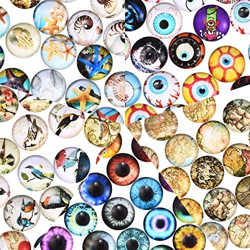 מבני בשר 100 יח 'מגוונים קבורוכונים זכוכית עיניים מרושעת עיני דרקון שטוחות קבורוכונים צבעוניים צבעוניים צבעוניים